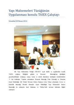 Seminerle ilgil bilgi notumuza ulaşmak i&ccedil;in tıklayınız.