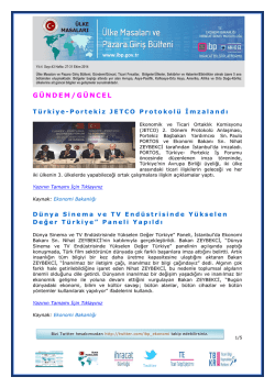 G&Uuml;NDEM/G&Uuml;NCEL - Aksaray Ticaret ve Sanayi Odası