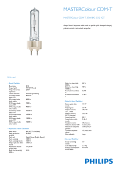 Product Leaflet: CDM-T 35W /830, /842 G12