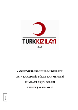Orta Karadeniz Bkm Kompact Arşiv Dolabı Teknik