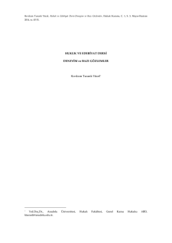 Tam metin için tıklayınız. (PDF)