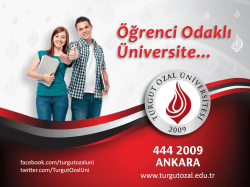 30 - Turgut Özal Üniversitesi