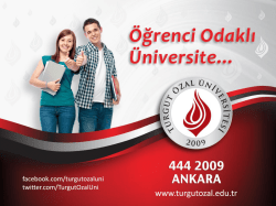 30 - Turgut &Ouml;zal &Uuml;niversitesi