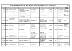 ek-1 2014 yılı uşak il müftülüğü camiler ve din