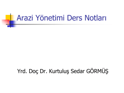 M&Uuml;LKİYET İMAR İLİŞKİSİ - Geomatik M&uuml;hendisliği B&ouml;l&uuml;m&uuml;