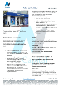 fınansbankta bedellı sermaye artırımı ve satılıyor ıddıası