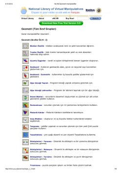 Geometri (T&uuml;m Sınıf Grupları)