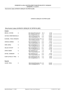 Kontrol Listesi İ&ccedil;in Tıklayın