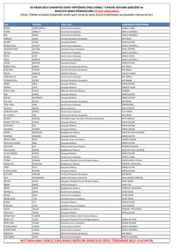3. Boyama Şenliği Sonu&ccedil;ları İ&ccedil;in L&uuml;tfen Tıklayınız.
