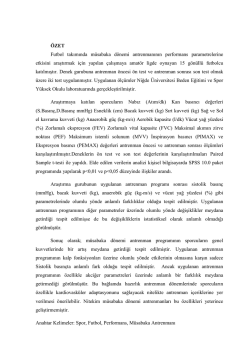 &Ouml;ZET Futbol takımında m&uuml;sabaka d&ouml;nemi antrenmanının