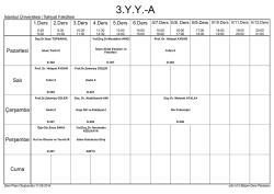 2014 - 2015 g\334z donemı ders programı 21.08