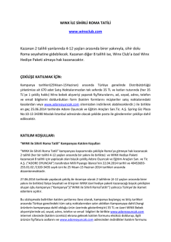 Katılım Koşulları