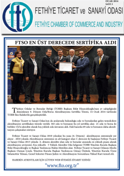 “www.fto.org.tr” - Fethiye Ticaret ve Sanayi Odası