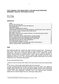 ilkel kom&uuml;nal toplumdan sınıflı topluma ge&ccedil;iş s&uuml;recinde