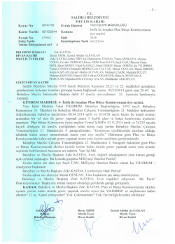 2014/152 istifa ile boşalan plan b&uuml;t&ccedil;e