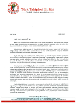 ektedir. - Denizli Tabip Odası