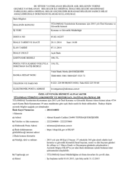 ilan Güv. - Tülomsaş