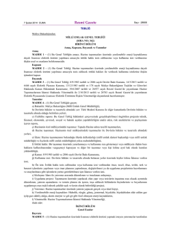 Milli Emlak Genel Tebliği (Sıra No: 362)