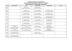 lapseki meslek y&uuml;ksekokulu 2014-2015 eğitim