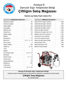 Çiftliğim Satış Mağazası - Amasya Damızlık Sığır Yetiştiricileri Birliği