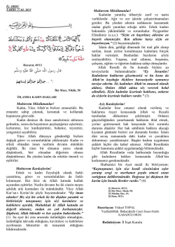 islamda Kadın Hakları