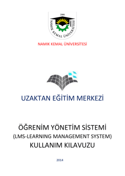 &Ouml;ĞRETİM Y&Ouml;NETİM SİSTEMİ KULLANIM KILAVUZU