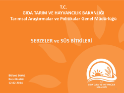 Sebze ve S&uuml;s Bitkileri_B&uuml;lent SAYAL