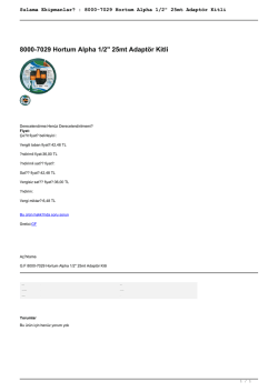 Sulama Ekipmanları : 8000-7029 Hortum Alpha 1/2" 25mt Adaptör Kitli