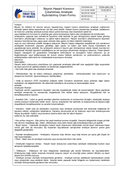 TOTM-OFR-278 Beynin Hasarlı Kısmının &Ccedil;ıkartılması Ameliyatıı