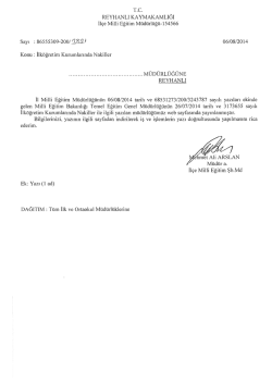 İlk&ouml;ğretim Kurumlarında Nakiller - reyhanlı il&ccedil;e mill&icirc; eğitim m&uuml;d&uuml;rl&uuml;ğ&uuml;