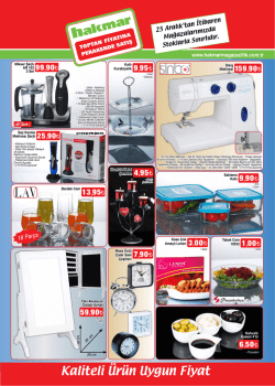 Kaliteli &Uuml;r&uuml;n Uygun Fiyat