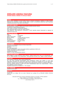 EM&Uuml;LZER ANKRAJ MACUNU