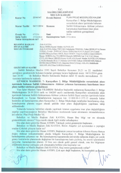 Karar No Karar Tarihi 04/11/2014 -1