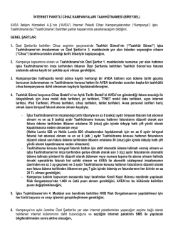 İNTERNET PAKETLİ CİHAZ KAMPANYALARI