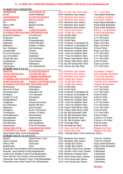 demirspor adanaspor aş. g&ouml;ky&uuml;z&uuml;spor elazığ polisg&uuml;c&uuml; beyzaspor