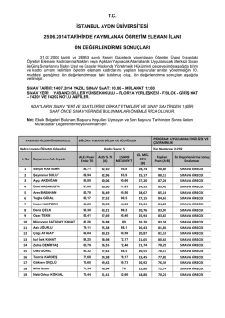 &Ccedil;evirmenlik Programları