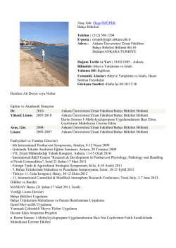 Kişisel PDF Dosyası - Ankara &Uuml;niversitesi