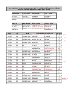 tarih saat salon 2014-2015 &ouml;ğretim yılında aydın gen&ccedil;lik hizmetleri