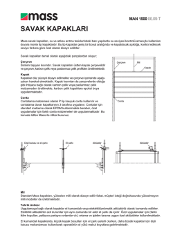 MAN 1500 Broş&uuml;r&uuml; - MASS Arıtma Sistemleri İnşaat San. ve Tic. A.Ş.