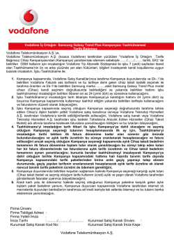 tıklayın. - Vodafone
