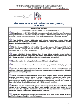 Haber B&uuml;ltenini G&ouml;r&uuml;nt&uuml;lemek İ&ccedil;in Tıklayınız