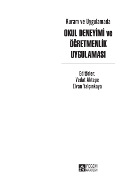 &Ouml;ğretmenlik uygulaması.indb