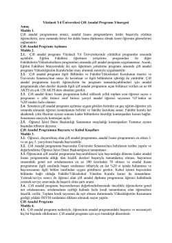Senato 2013-9-5 YY&Uuml; &Ccedil;ift Anadal Programı Y&ouml;nergesi