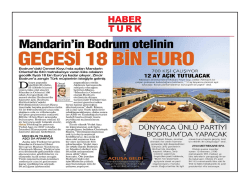 Bodrum”daki Cennet Koyu”nda açılan Mandarin