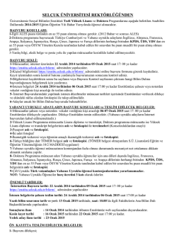 &Ouml;NEMLİ NOT: YABANCI UYRUKLU &Ouml;ĞRENCİLERİN SAĞLIK