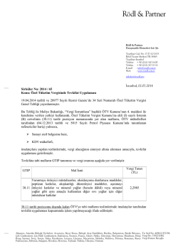 Sirküler No: 2014 / 65