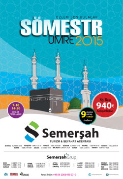 S&ouml;mestr Umre Broş&uuml;r&uuml;