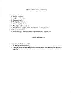 K&Ouml;P&Uuml;K KARTUŞ SABUN ŞARTNAMESİ 1