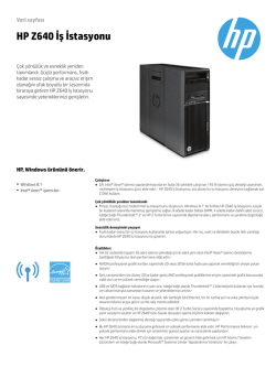 PSG EMEA Commercial Workstation 2014 Datasheet