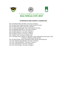 symposıum organısıng commıttee